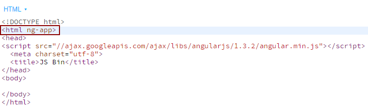 AngularJS JS Bin 增加 HTML 屬性