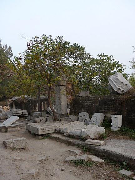 中國 北京 圓明園 大水法 遺跡