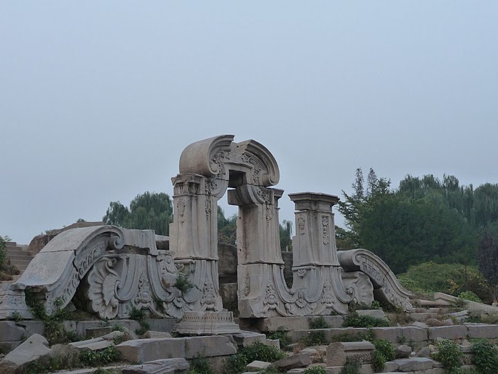 中國 北京 圓明園 大水法 經典必拍遺跡