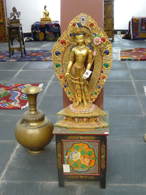 中國 上海世博 尼泊爾館 展出佛像