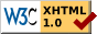通過W3C XHTML驗證
