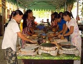 thanakha grinding festival photo 2